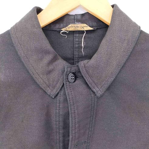 ルラブルール LABOUREUR ブラックモールスキン カバーオールジャケット フレンチワーク メンズ