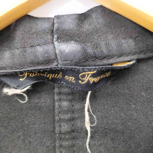 ルラブルール LABOUREUR ブラックモールスキン カバーオールジャケット フレンチワーク メンズ