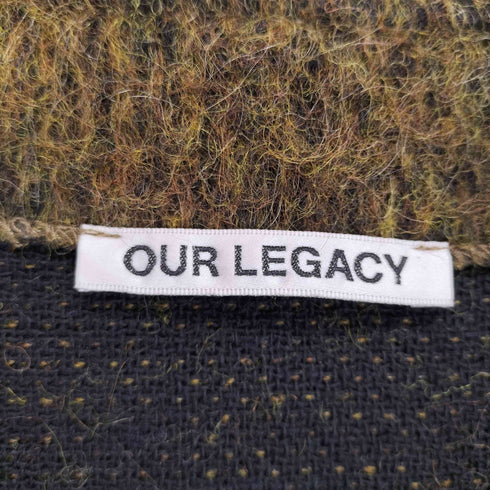 アワーレガシィー OUR LEGACY CARDIGAN OLIVE MELANGE MOHAIR メンズ 46