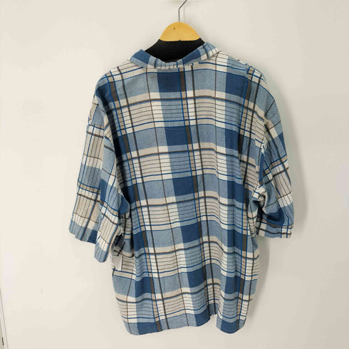 トラスト TRUST リネン混オーバーサイズS/Sボックス開襟シャツ メンズ import:XXL