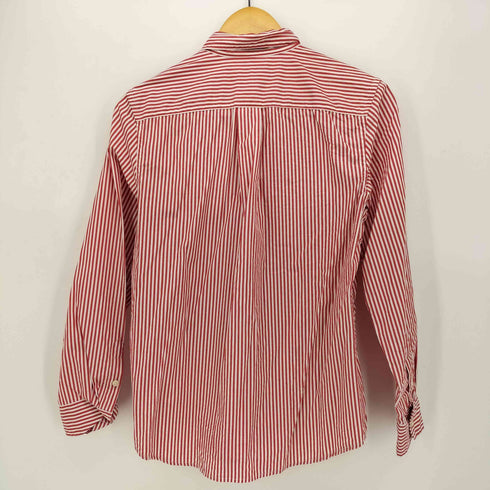ラルフローレン RALPH LAUREN ポニー刺繍 ストライプ ボタンダウン L/S シャツ レディース import:L