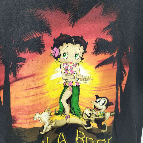 デルタプロウェイト DELTA PRO WEIGHT 00S キャラクター両面プリントTシャツ メンズ import:S