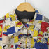 コミックプリント総柄シャツ レディース