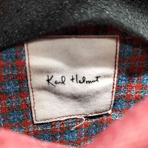 カールヘルム Karl Helmut パッチワークボタンダウンシャツ メンズ