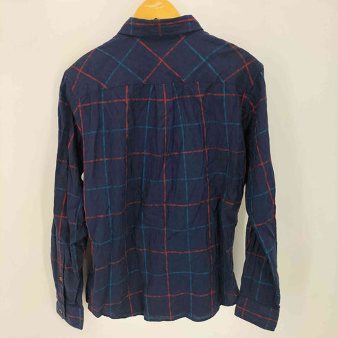 ヴィヴィアンウエストウッドマン Vivienne Westwood MAN オーブロゴ刺繍 コットン チェック L/S シャツ メンズ EUR:48