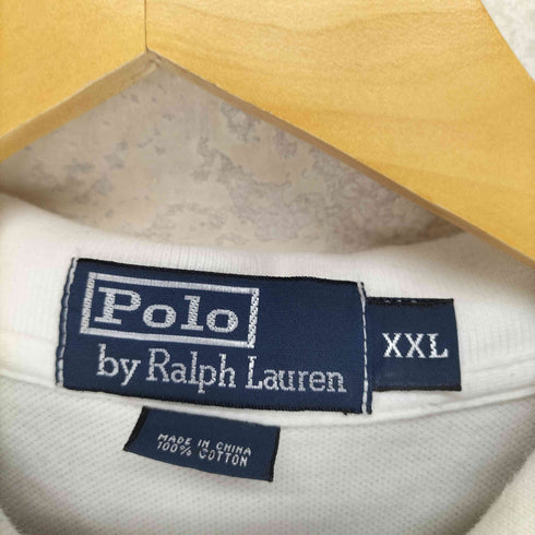 ポロバイラルフローレン Polo by RALPH LAUREN 90s- ポニー刺繍ボーダー柄ポロシャツ メンズ JPN:XXL