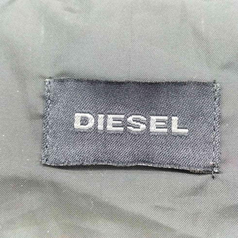 ディーゼル DIESEL 裏地プリント 裾ドローコード 切替 リップストップ ダブルジップ マウンテンパーカー メンズ