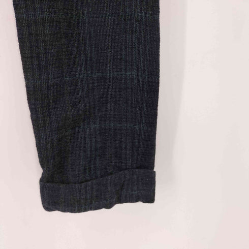 サカイ Sacai 14AW アクリル ウール チェック ロールアップ テーパード トラウザーズパンツ メンズ JPN:2