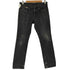 コムサメン COMME CA MEN ジップデザイン ブラックデニムパンツ メンズ JPN:S S