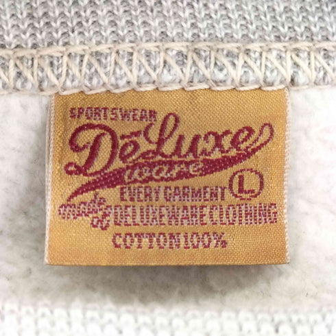 デラックス DELUXE 60s HEAVY SWEATER SPECIAL ORDER NORTH GEORGIA プリントラグランクルースウェット メンズ JPN:L