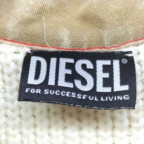 ディーゼル DIESEL HALF ZIP K-ELPASO SWEATER WITH DENIM POLO NECK メンズ import:L