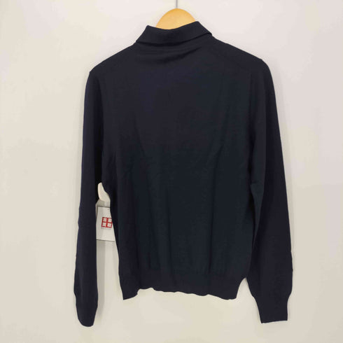 グランサッソ Gran Sasso イタリア製 MERINO 12G POLO メンズ M/L
