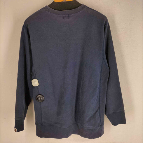 アベイシングエイプ A BATHING APE 90-00s 初期 APE SHALL NEVER KILL APEタグ プリントスウェット メンズ JPN:M