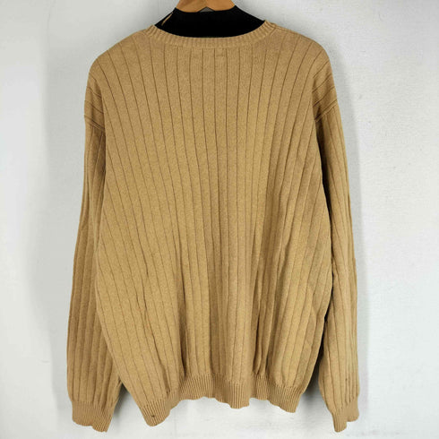 ヴァンヒューゼン VAN HEUSEN 90-00s クルーネックコットンニット メンズ import:XL