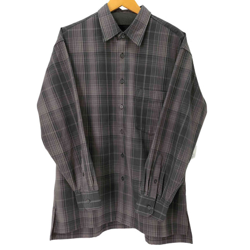 ユニクロユー UNIQLO U フランネルオーバーサイズチェックシャツ メンズ JPN:L