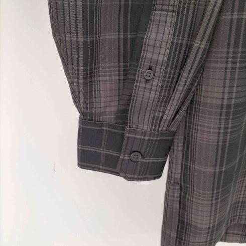 ユニクロユー UNIQLO U フランネルオーバーサイズチェックシャツ メンズ JPN:L