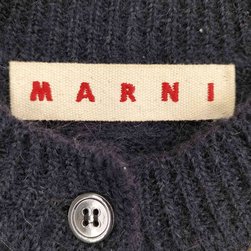 マルニ MARNI モヘア マルチカラー変形ニットカーディガン レディース 40