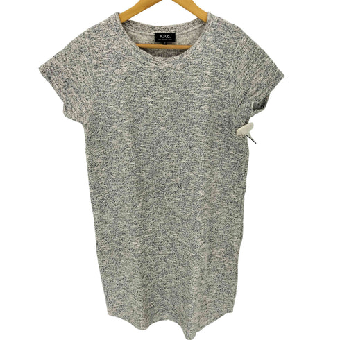 アーペーセー A.P.C. コットン ニット S/S ワンピース レディース import:M