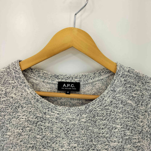 アーペーセー A.P.C. コットン ニット S/S ワンピース レディース import:M