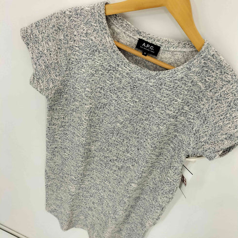 アーペーセー A.P.C. コットン ニット S/S ワンピース レディース import:M