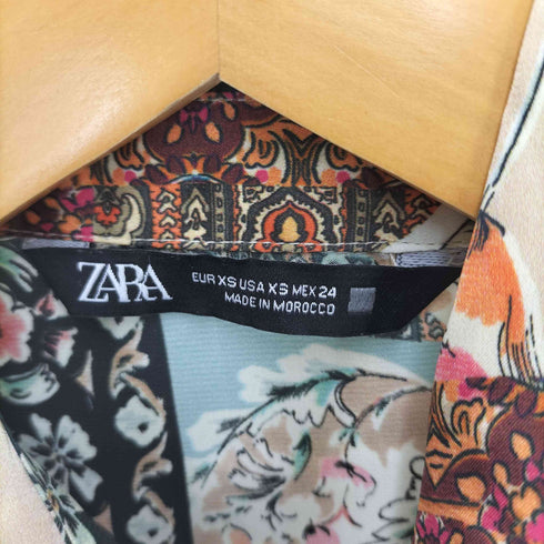 ザラ ZARA 総柄シャツ レディース JPN:XS