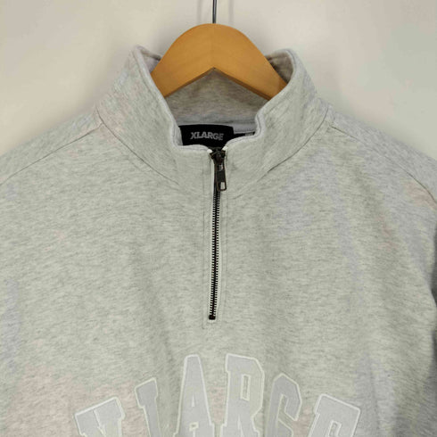 エクストララージ XLARGE HALF ZIP PULLOVER SWEAT ハーフジップ プルオーバー スウェット メンズ import:M