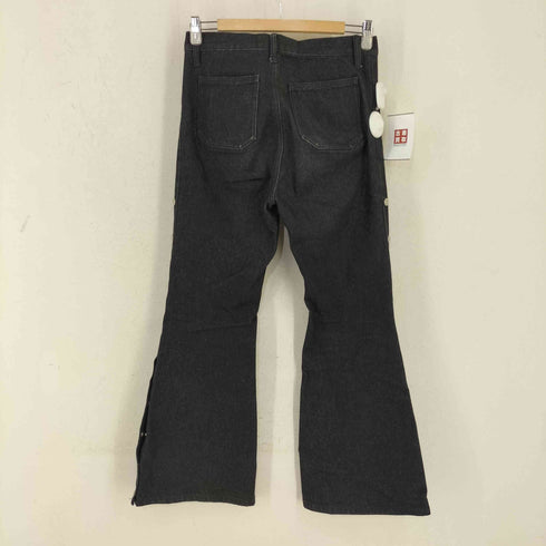 SHIKITARI サイドスナップ フレア デニムパンツ メンズ JPN:M