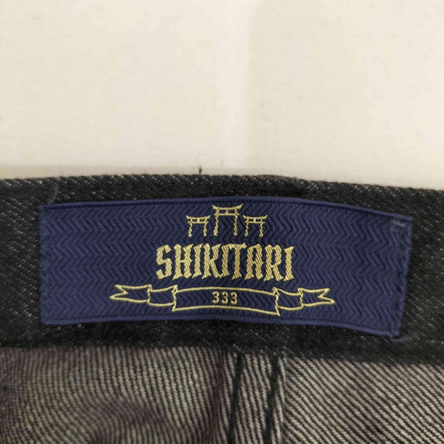 SHIKITARI サイドスナップ フレア デニムパンツ メンズ JPN:M