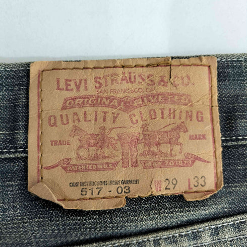 リーバイス Levis 日本製 517-03 ブーツカットデニムパンツ メンズ 29inch