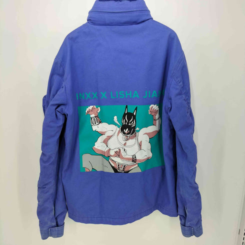 INXX X LISHA JIANG バックプリント ジップジャケット メンズ