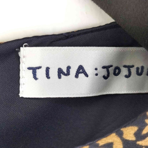 ティーナジョジュン TINA:JOJUN L/S 総柄ワンピース レディース JPN:M