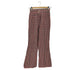 推定60s~ Euro Vintage 総柄フレアパンツ RIES ZIPPER レディース