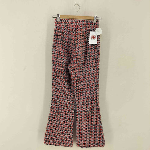 推定60s~ Euro Vintage 総柄フレアパンツ RIES ZIPPER レディース