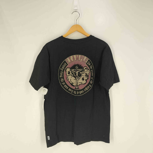 イグザンプル EXAMPLE 両面 ロゴプリント クルーネック Tシャツ メンズ import:M