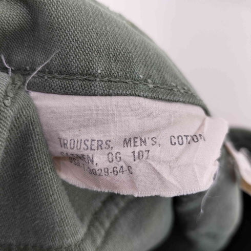 ユーエスアーミー U.S. ARMY 60s TROUSERS ボタンフライ ファティーグパンツ メンズ 32x33