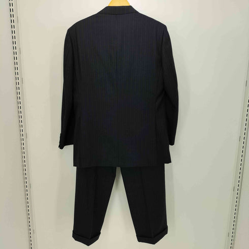 バーバリーズ BURBERRYS 80-90s ストライプ ピークドラペル ダブルブレスト セットアップ メンズ 98/88/175