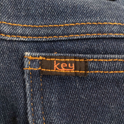 キー KEY 70s ジッパーフライ デニムパンツ 42TALON メンズ W30 L34