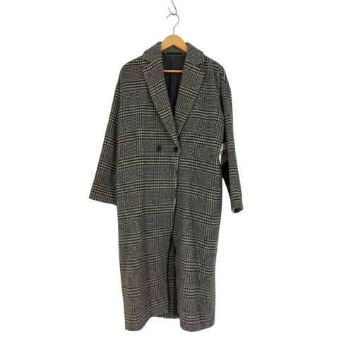 エーピーストゥディオ AP STUDIO shaggy glencheck coat シャギーグレンチェックコート レディース FREE