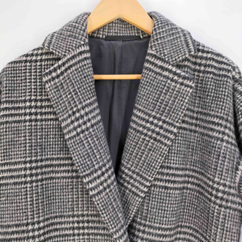 エーピーストゥディオ AP STUDIO shaggy glencheck coat シャギーグレンチェックコート レディース FREE