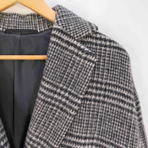 エーピーストゥディオ AP STUDIO shaggy glencheck coat シャギーグレンチェックコート レディース FREE