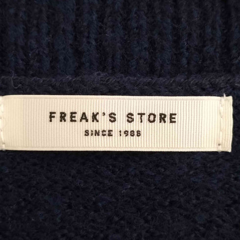 フリークスストア FREAKS STORE サガラワッペン ロゴニット/ ビッグシルエットプルオーバーニット レディース FREE