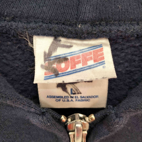 SOF FE ボディ NAVY WIFE クラック プリント ジップアップ パーカー メンズ import:L