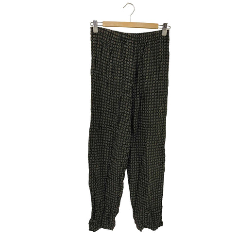 クリストファーアンドバンクス christopher&banks MADE IN USA レーヨン100 小花柄イージーパンツ レディース M