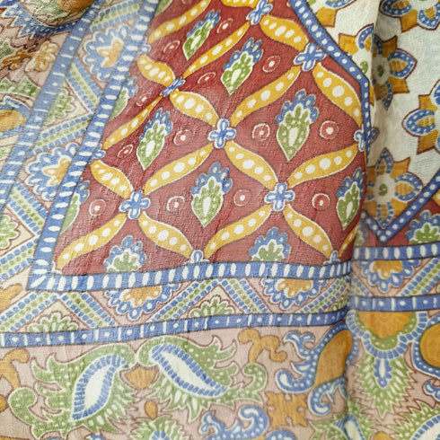 エトロ ETRO シルク100% ペイスリー総柄スカーフ レディース
