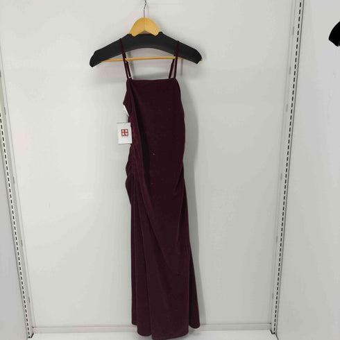 ダズリン dazzlin 24AW 2ピース リボンギャザーベロアワンピース レディース JPN:M
