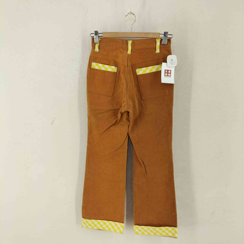 SEVEN STARS Vintage チェック切替 シャモアクロス ブッシュパンツ レディース 27
