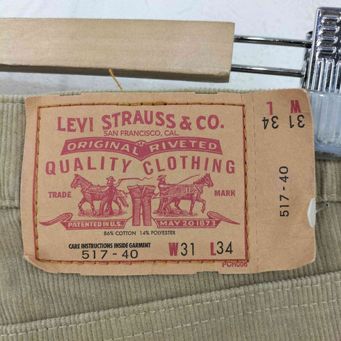 リーバイス Levis 日本製 517-40 コーディロイパンツ メンズ 31inch