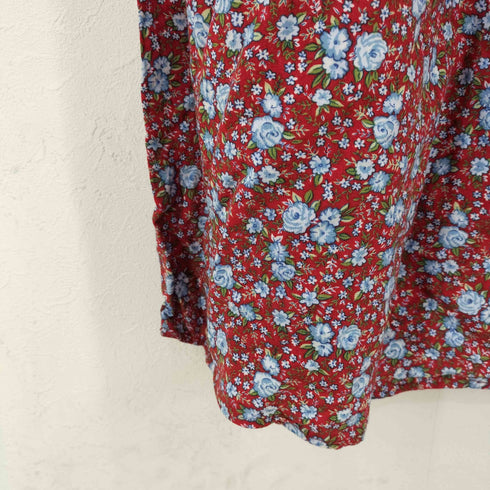 DRESS BARN レーヨン100 小花柄ノースリーブワンピース レディース US:10