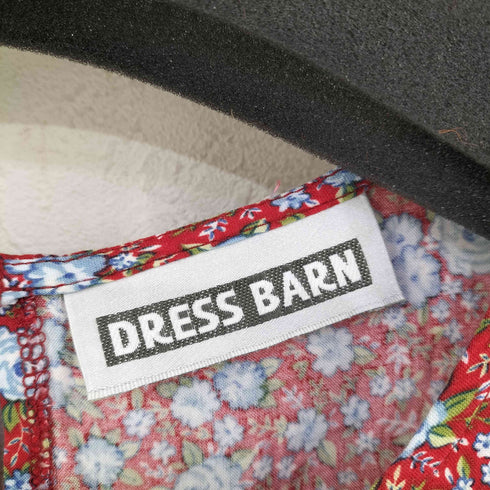 DRESS BARN レーヨン100 小花柄ノースリーブワンピース レディース US:10