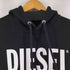 ディーゼル DIESEL ロゴプリントプルオーバーパーカー メンズ XS